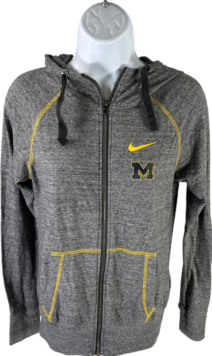 Nike Women’s Gray University of Michigan U of M Full Zip Hoodie - XS