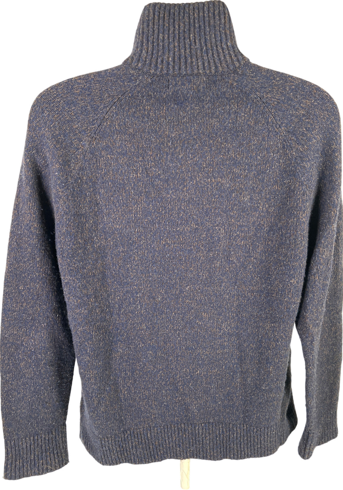 Banana Republic Men’s Blue Wool Blend 1/4 Zip Pullover Sweater - L