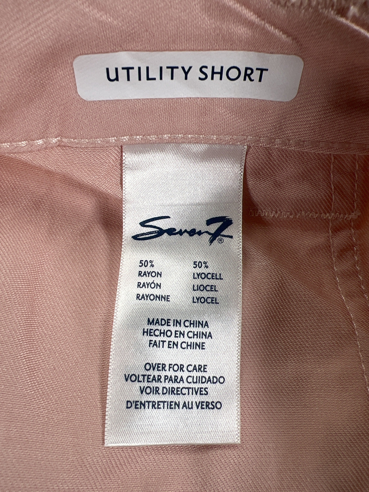 NEW Seven7 Women’s Pink Utility Shorts - 16