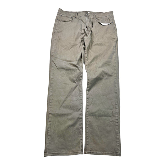 Lucky Brand Men’s Beige Straight Leg Khaki Pants - 33x30