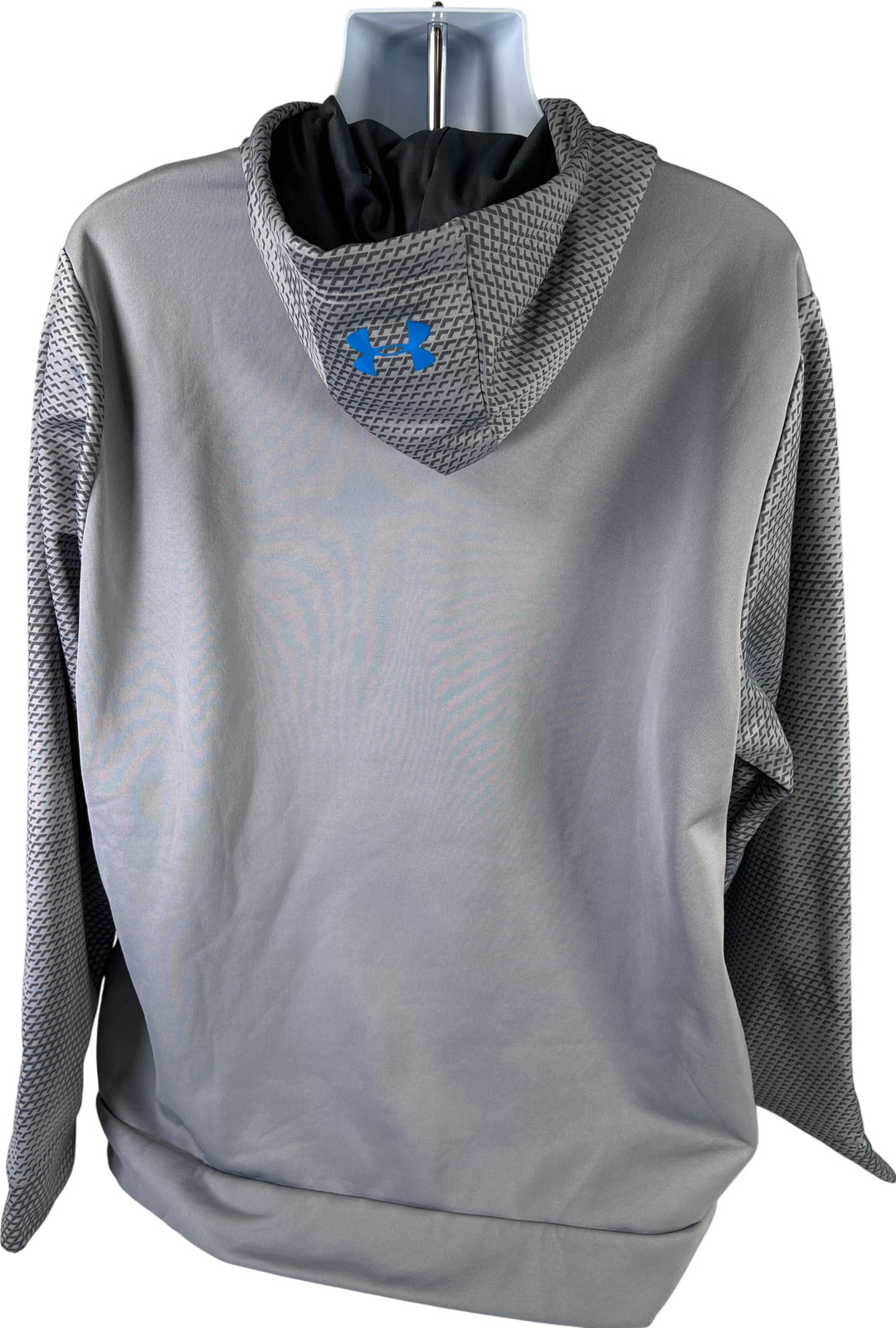 Under Armour Men’s Gray Long Sleeve Fleece Lined Pullover Loose Hoodie - 2XL