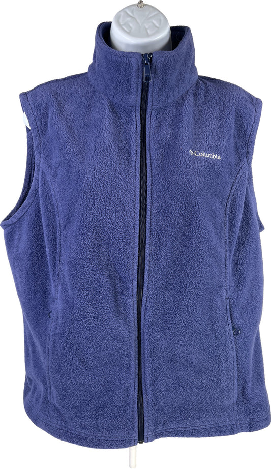 Columbia Women’s Purple Benton Springs Full Zip Fleece Vest - XL