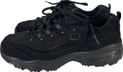 Skechers Women’s Black D’Lites Play On Lace Up Athletic Shoes - 11 Wide