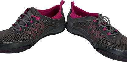 NEW Grasshoppers Women’s Gray/Pink Explore Lace Up Athletic Shoes - 9 M