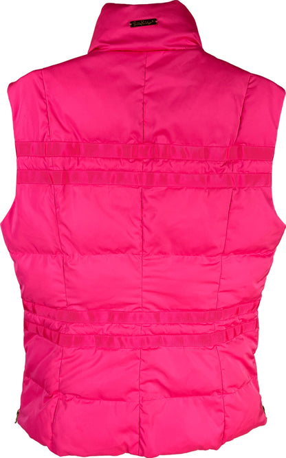 Lilly Pulitzer Women’s Pink Insulated Full Zip Kate Puffer Vest - M