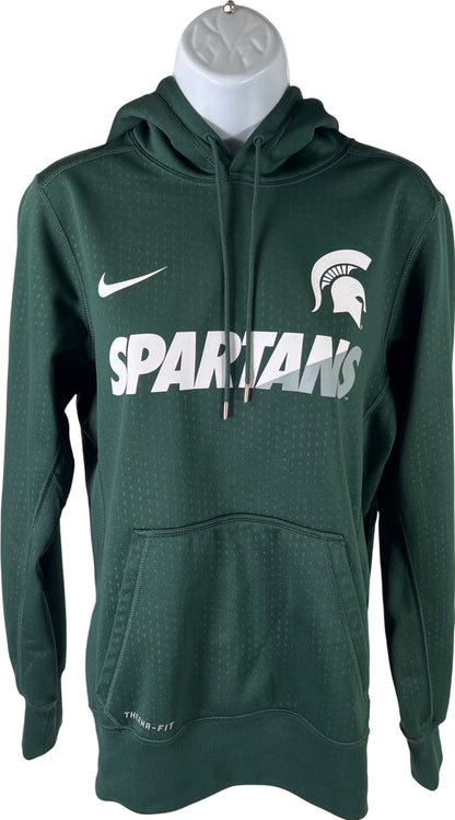 Nike Women’s Green Michigan State University MSU Therma Fit Hoodie - XS