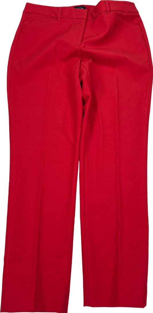 White House Black Market Women’s Red The Slim Fit Stretch Pants - 6