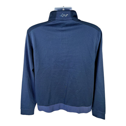 Greg Norman Men’s Blue 1/4 Zip Long Sleeve Pullover Athletic Sweatshirt - M