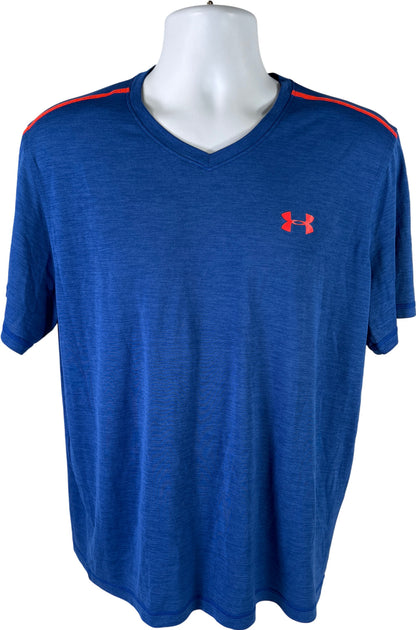 Under Armour Men’s Blue Short Sleeve HeatGear Athletic Shirt - L