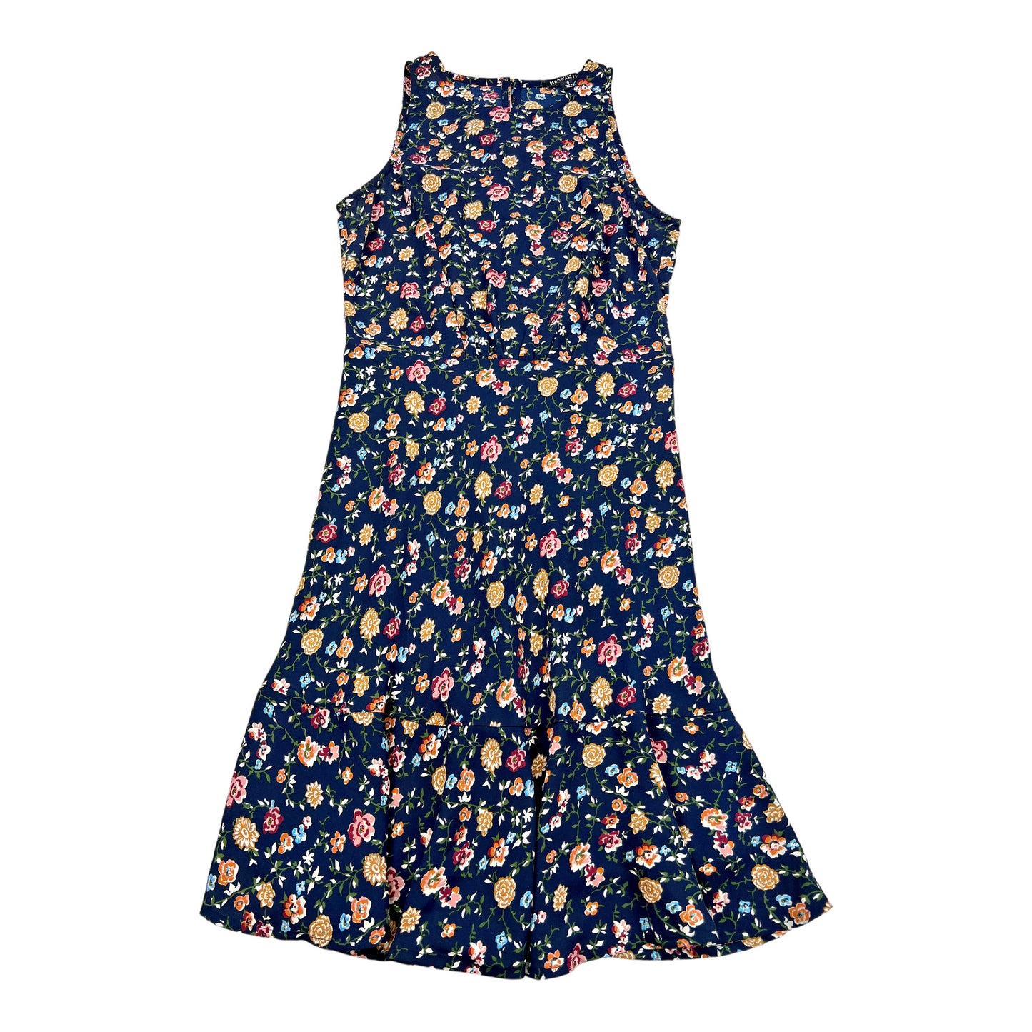 J.Crew Mercantile Women’s Blue Floral Sleeveless Sundress - 0