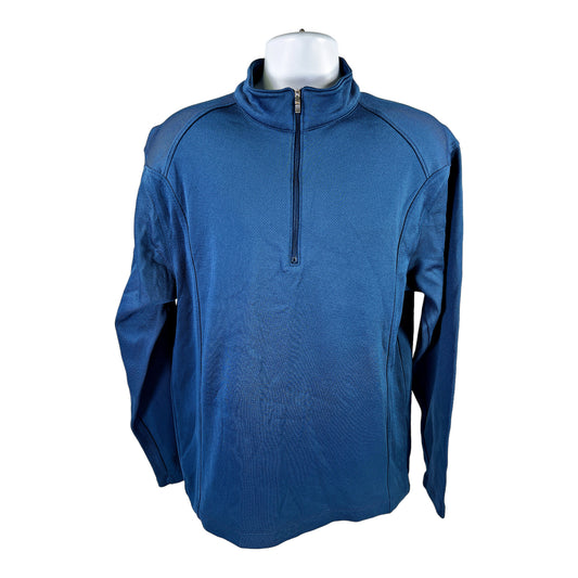 Nike Golf Men’s Blue Long Sleeve Sport Cover Up 1/4 Zip Pullover Jacket - L