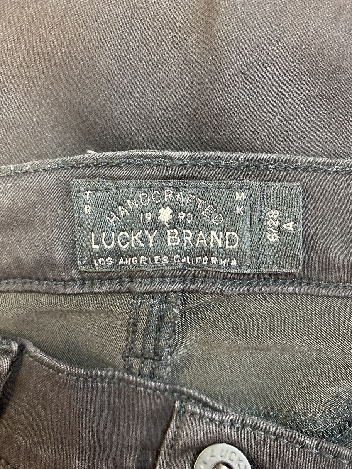 Lucky Brand Women's Black Brooke Legging Stretch Jeans Sz 6/28 A