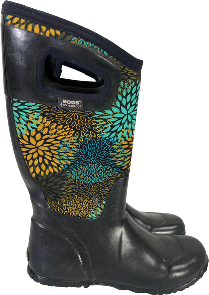 Bogs Women’s North Hampton Floral Waterproof Boots - 8