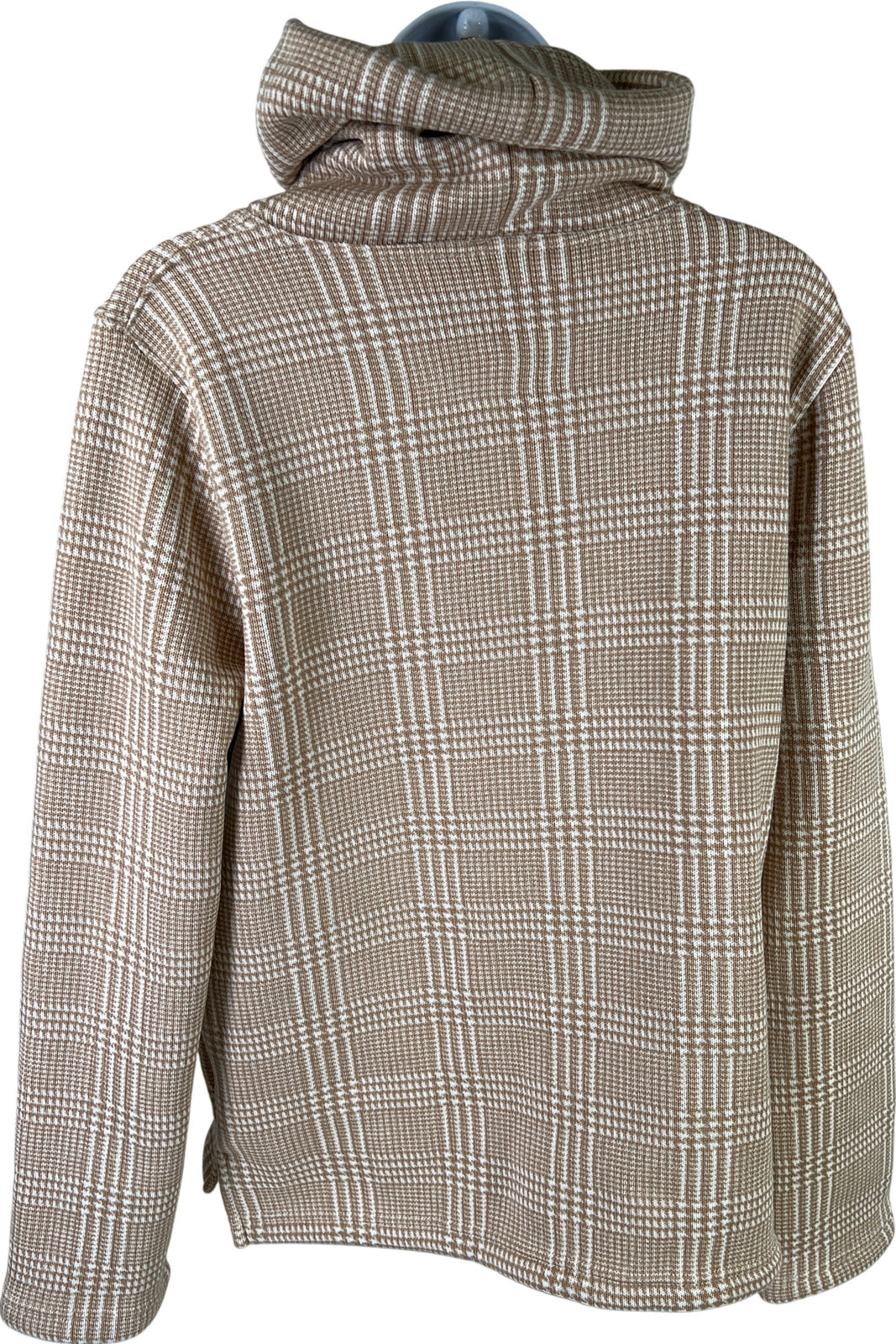 NEW J. Crew Women’s Beige Sandstone Long Sleeve Funnelneck Sweater - M