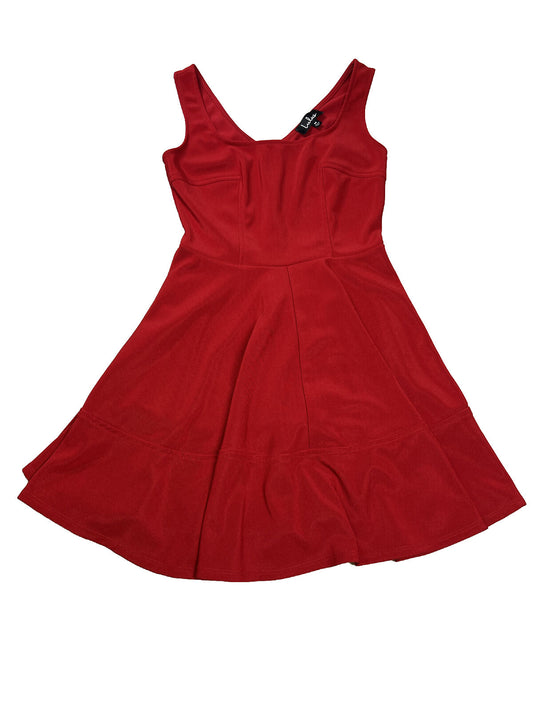 Lulu's Women's Red Sleeveless A-Line Dress - M