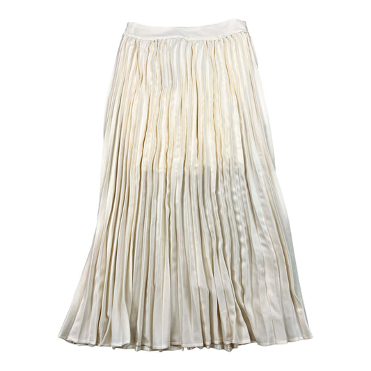 NEW Simply Vera Wang Women’s Ivory Pleated Midi Skirt - S
