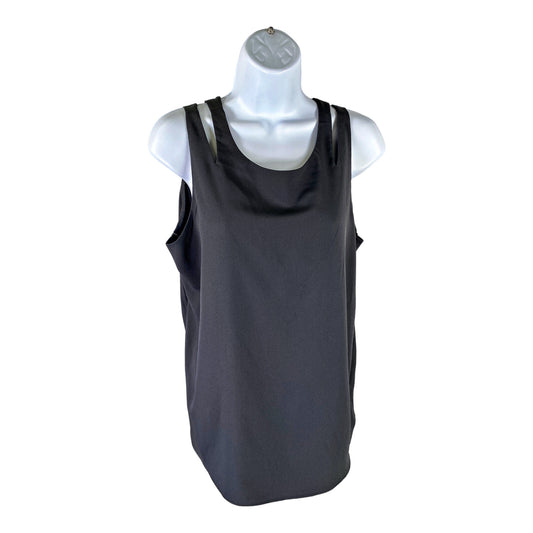 Banana Republic Women’s Gray Sleeveless V-Back Top - M