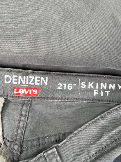 Denizen by Levis Men’s Gray 216 Skinny Fit Pants - 32x32