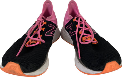 New Balance Women’s Black/Pink Fresh Foam Roav Lace Up Athletic Shoes - 6