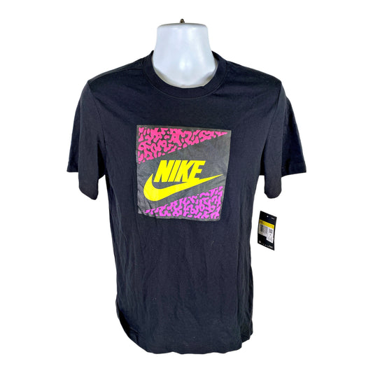 NEW Nike Men’s Black Graphic Nike Tee Short Sleeve Shirt - S