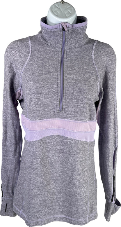 Lululemon Women’s Purple Run Full Tilt 1/2 Zip Pullover Athletic Shirt - 8/M