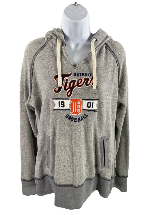 Under Armour Womens' Gray Detroit Tigers MLB Lightweight Sweatshirt - L
