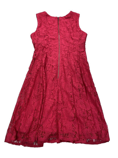 NEW Dressbarn Women's Pink Lace Lined Sleeveless Shift Dress - Petite 6P