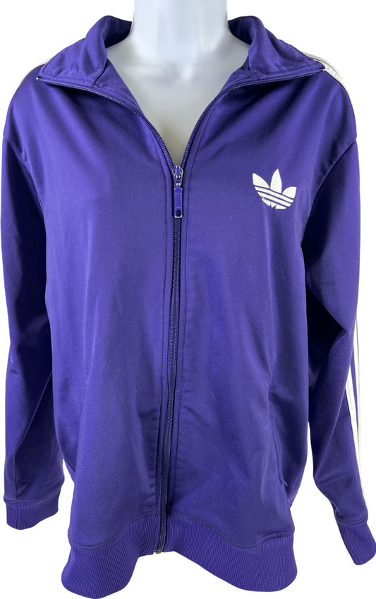 Adidas Women’s Purple Originals Full Zip Track Jacket - M