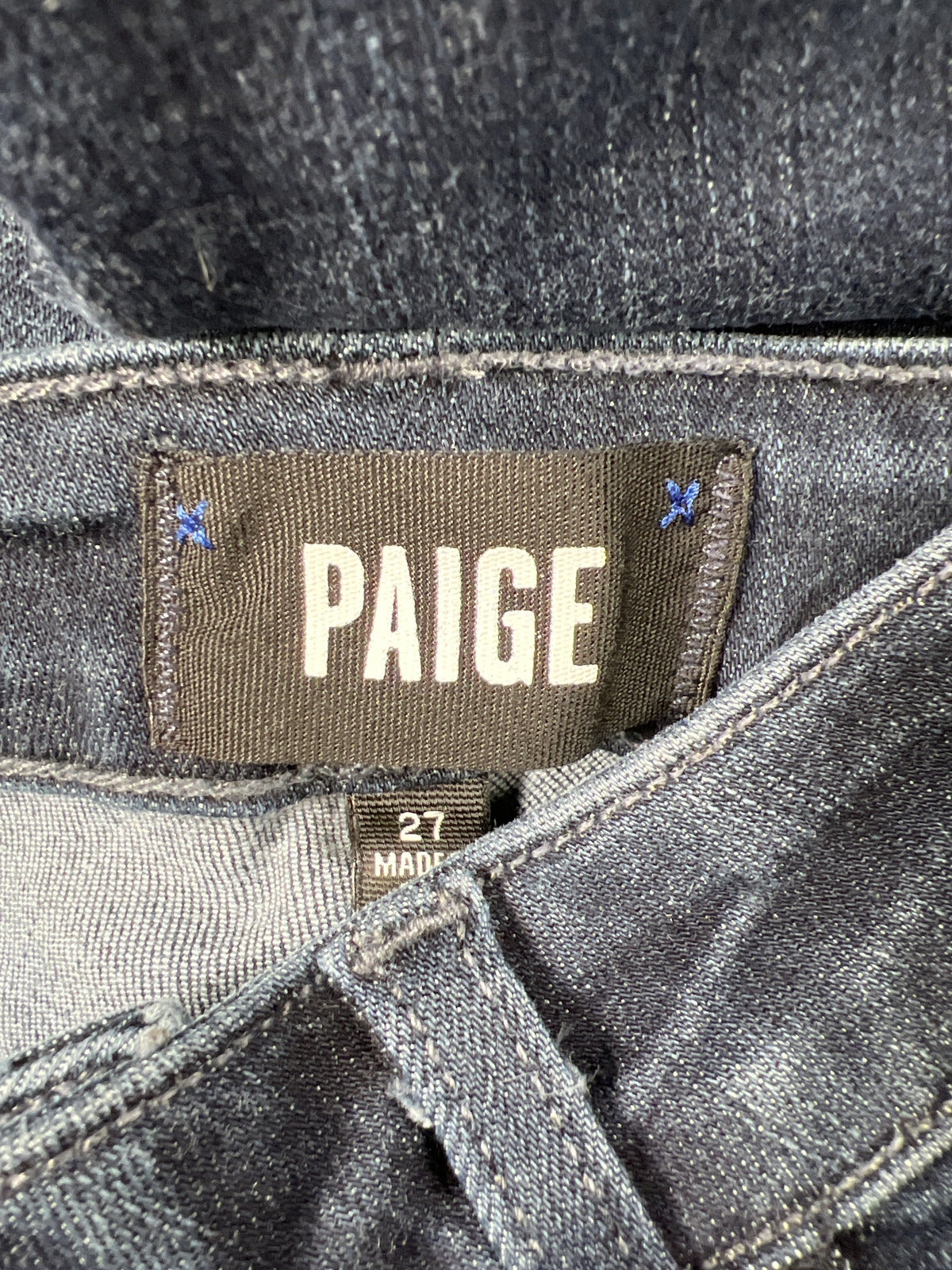 Paige Women’s Dark Wash Hoxton Ultra Skinny Denim Jeans - 27