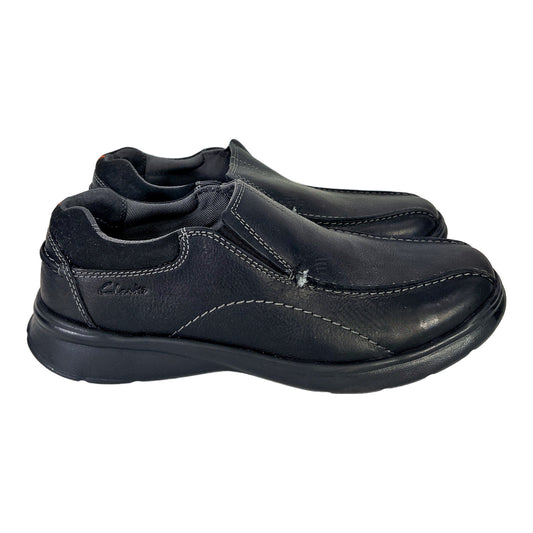 Clarks Collection Men’s Black Leather Loafers - 10.5