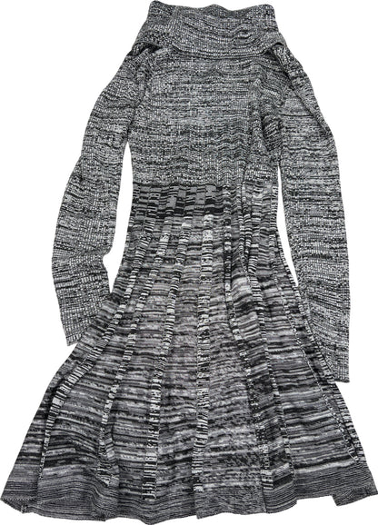 NEW Calvin Klein Women’s Gray Long Sleeve Sweater Dress - M