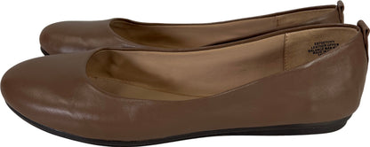 NEW Easy Spirit e360 Women’s Taupe/Brown Get City Leather Ballet Flats - 9