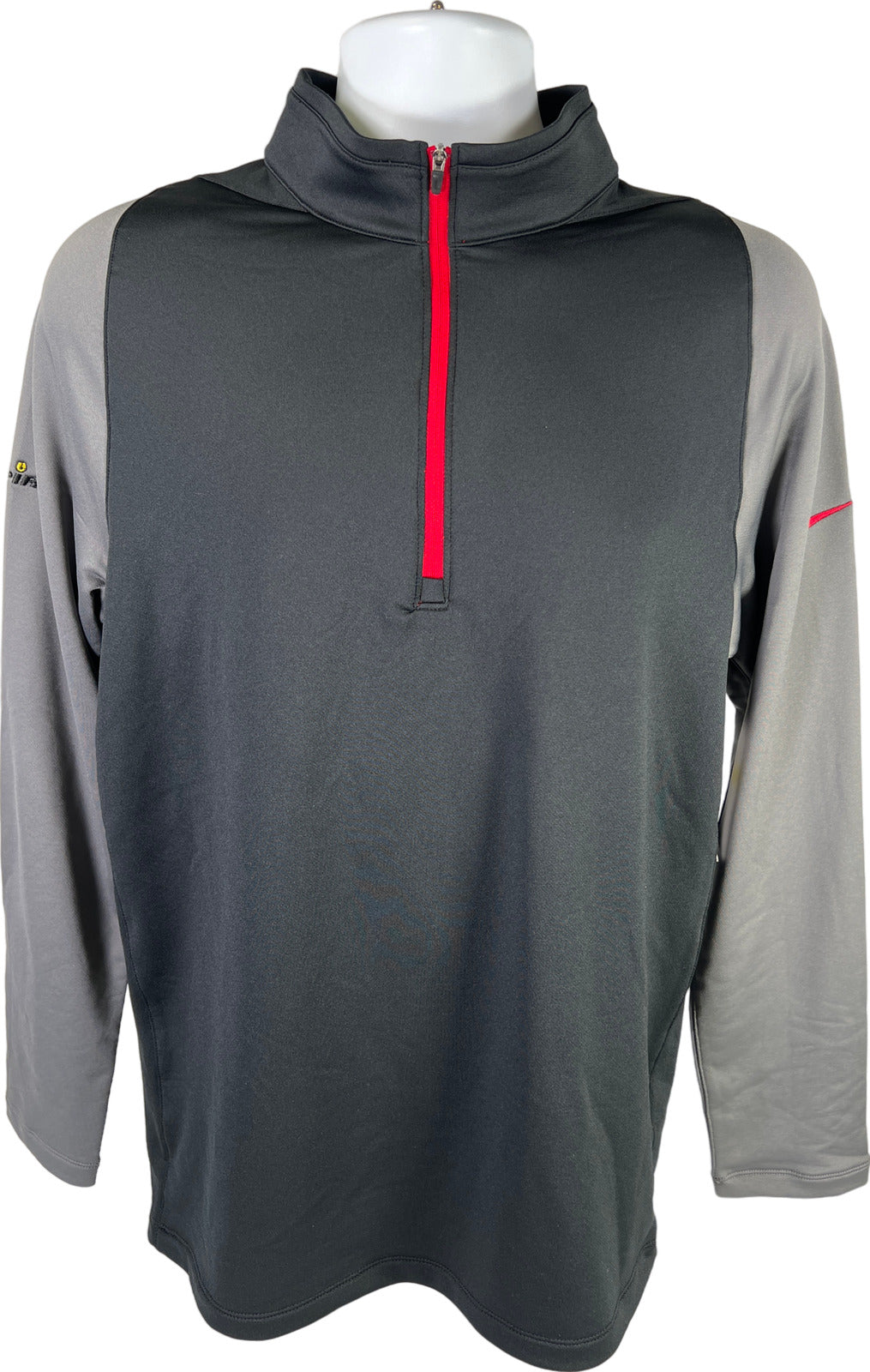 NEW Nike Men’s Black Dri-Fit Stretch 1/2 Zip Golf Cover-Up Sweatshirt - S