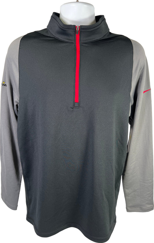 NEW Nike Men’s Black Dri-Fit Stretch 1/2 Zip Golf Cover-Up Sweatshirt - S