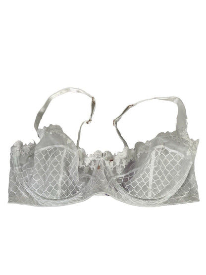 NEW Savage Fenty by Rihanna Women’s White Sheer Lace Bra - 42DDD