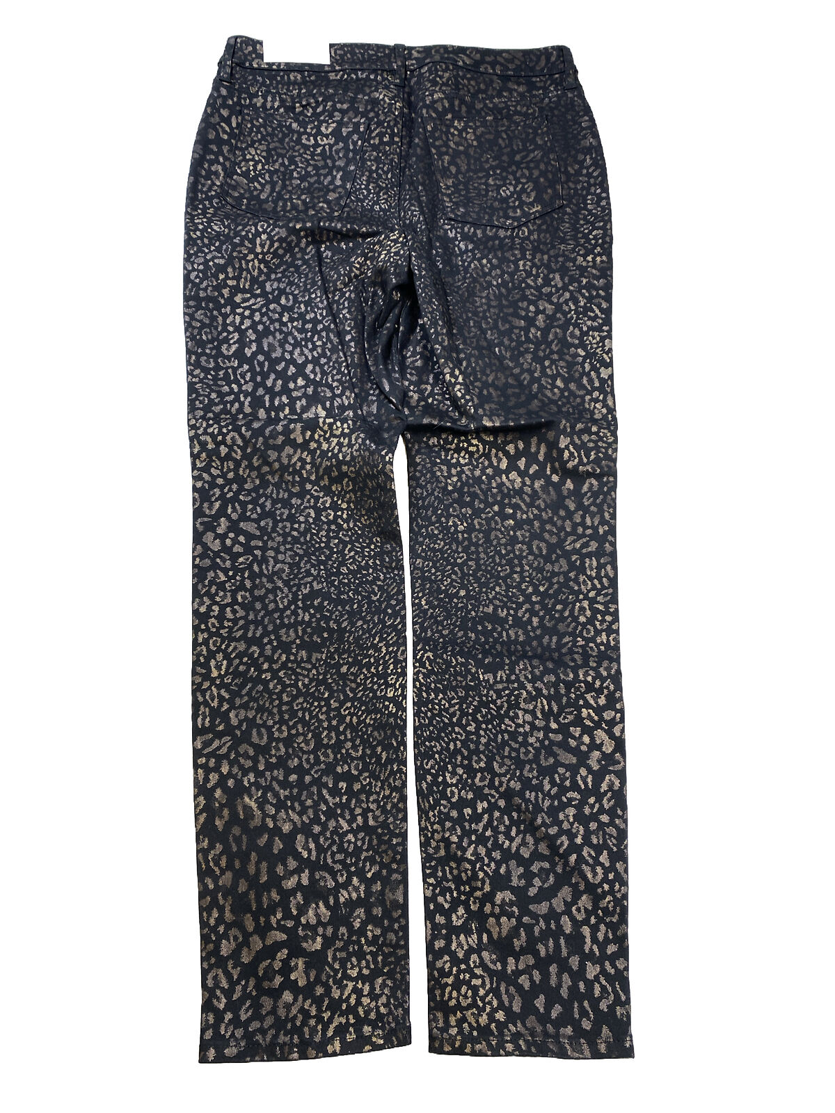 NEW Chico's Women's Black Metallic Animal Print Jegging Jeans - 0.5/US 6