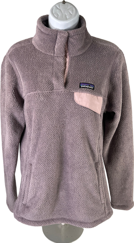 Patagonia Women’s Purple Long Sleeve Re-Tool Half Snap Pullover Jacket - M