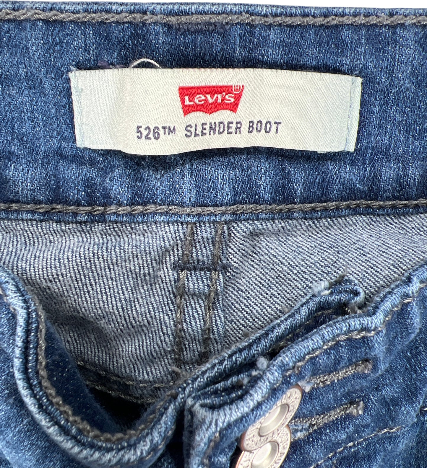 Levi’s Women’s Medium Wash 526 Slender Bootcut Denim Jeans - 10 Short