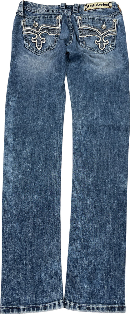 Rock Revival Women’s Medium Wash Elean Skinny Denim Jeans - 27