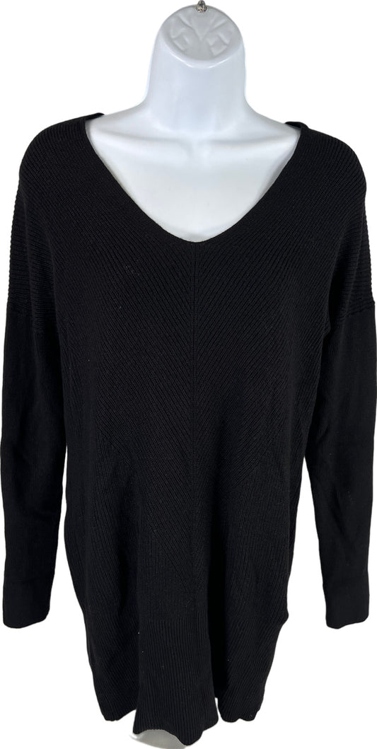 White House Black Market Women’s Black Knit Sweater - S