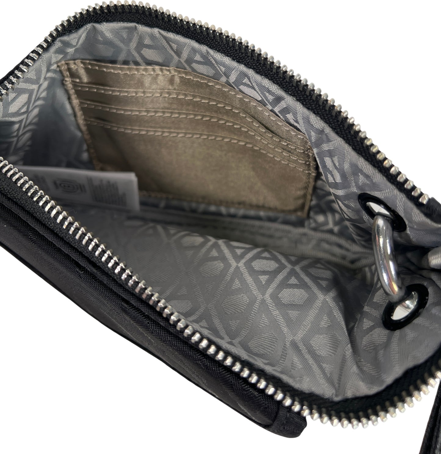 NEW Athleta Black Coffee Run Clutch Pouch Bag