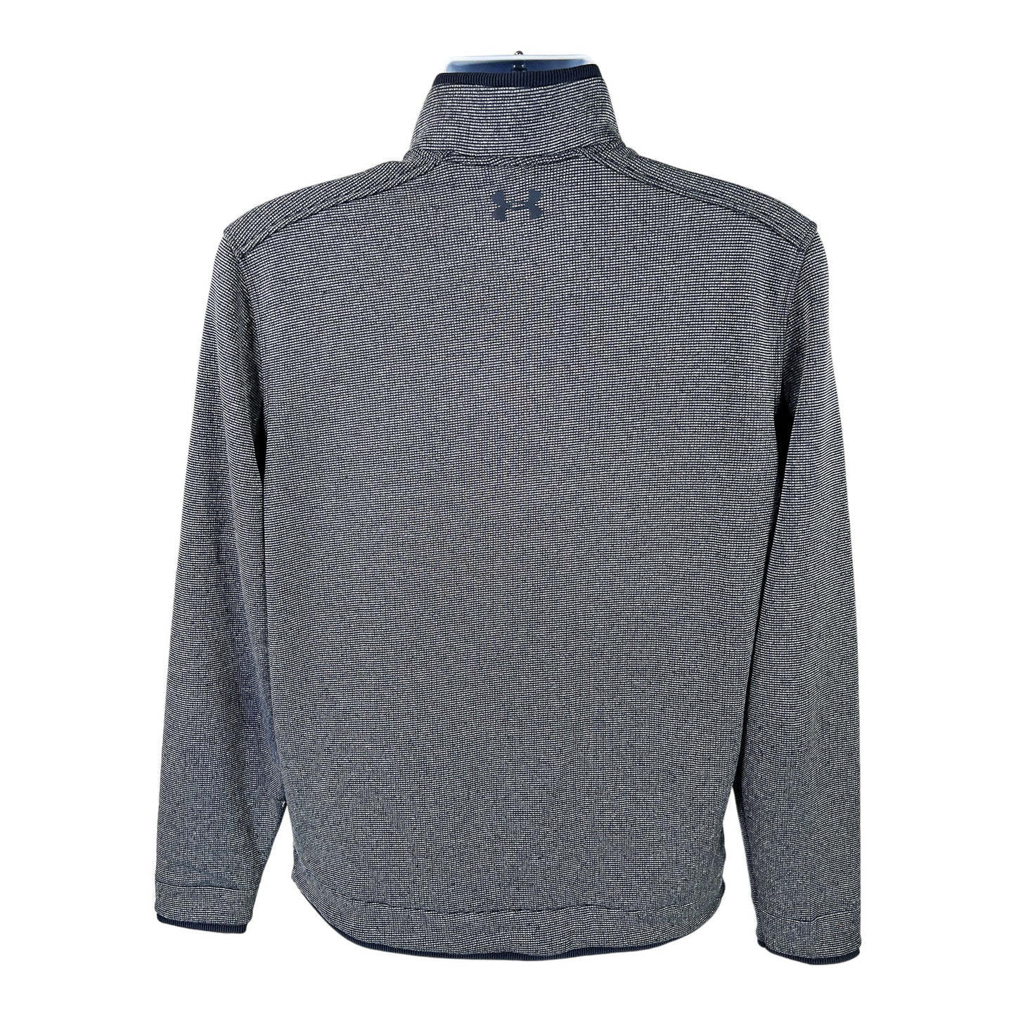 Under Armour Men’s Black Loose Fit ColdGear 1/4 Zip Pullover Sweatshirt - M