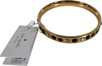 NEW Kate Spade Women’s Goldtone Spot The Spade Bangle Bracelet