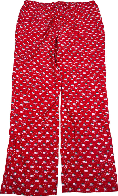 Vineyard Vines Men’s Red Christmas Santa Hat Holiday Pajama Pants - XL