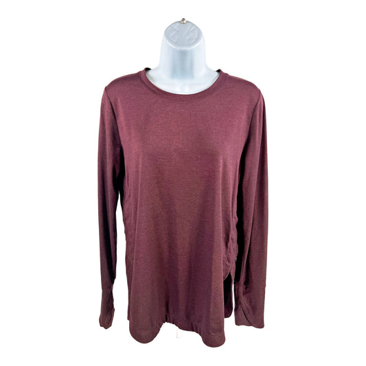 Athleta Women’s Burgundy Long Sleeve Athletic Shirt - S