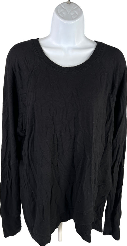 Athleta Women’s Black Long Sleeve Casual Shirt - XL Tall