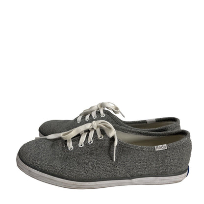 Keds Women's Gray Lace Up Casual Sneakers - 7.5