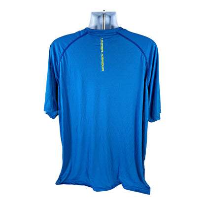 Under Armour Men’s Blue Short Sleeve HeatGear Athletic T-Shirt - 3XL