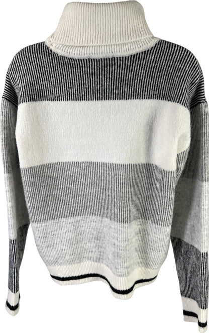 NEW Liz Claiborne Women’s White Turtleneck Wool Blend Sweater - M