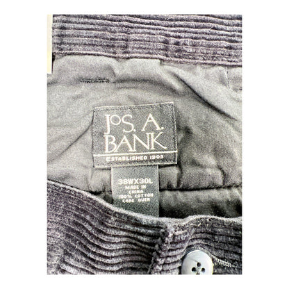 NEW Jos. A. Bank Men’s Black Colorfast Corduroys Pants - 38x30